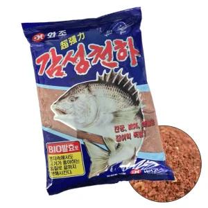 와조 감성천하 집어제 파우더 바다낚시 밑밥1.9k 1봉/낚시/문어/미끼/벵에돔/물고기밥/미꾸라지/어분/바다