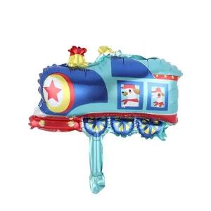 [하프클럽/알티피아]어린이기차풍선 파티용기차풍선 자동차테마 데코용 미니기차풍선