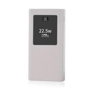 PowerBank Casing 20000mah 케이블 PD22.5W 빠른 충전 LCD 디스플레이 쉘에있는 모바일 건축