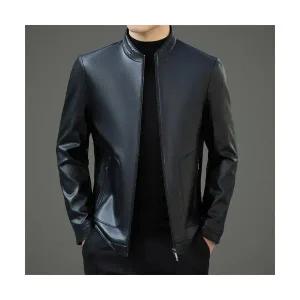 남성 데일리 점퍼 블루종항공 차이나 가죽 재킷캐주얼코트 다올4