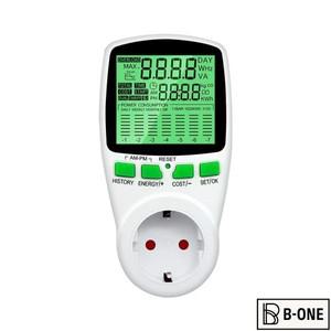 디지털 LCD 에너지 와트 미터 전력계 전력량 전기 Kwh 모니터 측정 콘센트 분석기