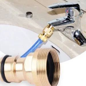 수도꼭지 연결구 세면기 호스 연결캡 연결 멀티탭/수도/부품/밸브/연결대/물호수/부속/물호스/커넥터/꼭지