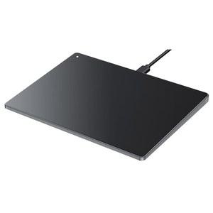 Seenda 멀티터치 트랙패드, 윈도우 10/11용 알루미늄 슬림 USB 유선 터치패드 마우스, 컴퓨터/PC/데스크탑/노트북용 고정밀 내비게이션으로 부드러운 유리 표면 업그레이드, 블랙