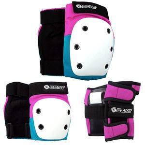 [미국배송] 본트 스케이트 무릎 패드 팔꿈치 패드 및 손목 보호대가 포함된 주니어/용 트리플 보호 세트