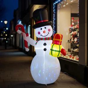 스탠딩 대형 눈사람 크리스마스 장식 초대형 스노우맨 에어 풍선 2m