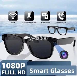  스마트AI안경 블루투스통화 2025년형 비디오 녹화 카메라 선글라스 VR 헤드셋 AI 번역 렌즈 (남녀공용)