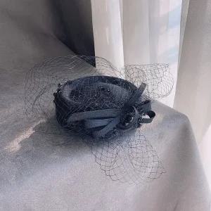 개화기 소품 모자 망사  무대 페도라 공주풍 코(1) 셀프웨딩