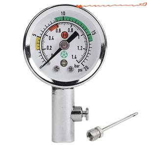 공압력 게이지 방출 밸브가있는 휴대용 축구 기압계 풍선 스포츠 측정 장비