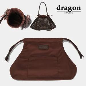 드래곤디퓨전 이너백 코튼 드로스트링 스몰 드래곤백 다크브라운 CDS8943-DB