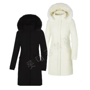 [롯데백화점]콜핑 아이벨 여성 겨울 폭스퍼 구스 롱다운 자켓 KUO8579W-KP03