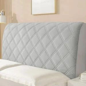 침대 헤드 쿠션 쿠션형 패드 먼지 침대 헤드 커버 방지 인테리어 고탄력 패브릭 그레이 디자인 패밀리 침실