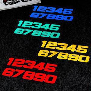 JDM 전화번호 1234567890 혼다 PCX 125 CB650R X ADV 750 용 반사 자동차 스티커 오토바이 데칼 액세서리