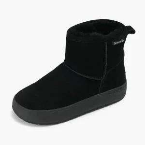 [롯데백화점]베어파우 [여성] AMERY 아메리 4.5CM 소가죽 발수 코팅 양털 방한부츠 블랙 K2930001RD-W