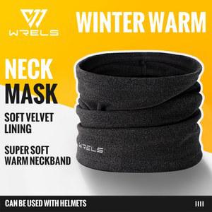 WRELS 방풍 따뜻한 겨울 사이클링 마스크 오토바이 양털 목 야외 스카프 캠프 하이킹 발라크라바 페이스