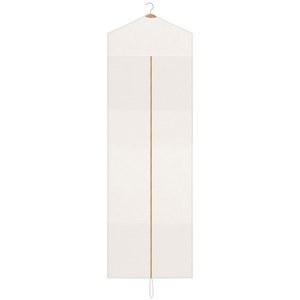 [2026 홈키친 컬렉션] 소티프 코튼 드레스 의류 가방 롱 여행용 통기성 접이식 보관 방진(화이트, 70 x 23.6 인치)