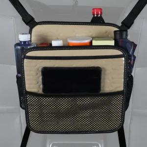 차량용 센터 콘솔 포켓 박스 수납 시트 L베이지 자동차용품 트레이