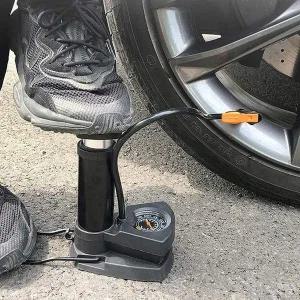 [골드스마일]수동 넣기 바람 텐트 펌프 가성비 급속 바퀴