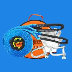 안전바 견인로프 8톤 자동차 5M줄 강한 코텍 하중 차량 장치 견인 차줄 용품