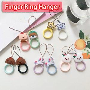 범용 랜야드 핑거 링 실리콘 키 코드, 분실 방지 로프 스트랩 번들, 열쇠용 휴대폰