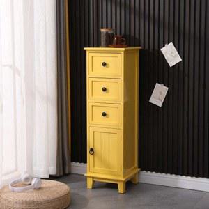 버킷 캐비닛 창고 정리 수납장 모던 심플 미니 TV 사이드 침실 수납 틈새 침대 머리맡 작은