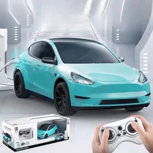RC카 테슬라 모델Y 무선 조종 충전식 원격 장난감 선물