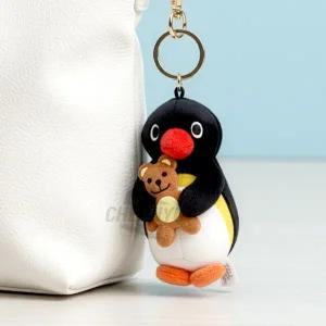 핑구핑가 프렌즈 캐릭터 인형 키링 귀여운 가방 키링 백참 열쇠 고리 10cm (핑구 옵션)