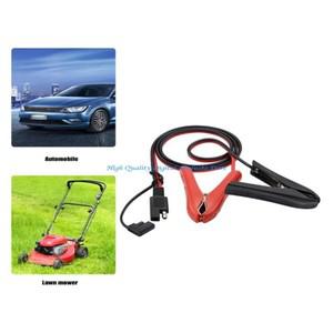 u2je 방수 SAE에서 바이크 오토바이 트럭 용 악어 클립 충전기 코드 12-24V