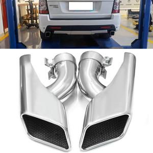 랜드 로버 스포츠 용 배기 팁 2005-2013 L320 자서전 디자인 디젤 자동차 파이프 머플러 테일