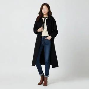 CC콜렉트 벨티드 히든 싱글 코트 C254MSG531