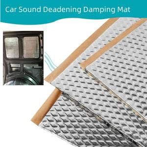 10pcs 사운드 데드닝 댐핑 매트 5MM 두께 자동차 방음 단열 패드 컴팩트 밴 액세서리