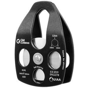 GM 클라이밍 대형 구조 풀리 32kN 싱글 시브, 스윙 플레이트 CE UIAA 인증 획득