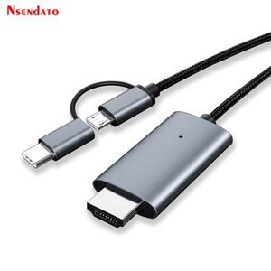 Mirascreen LD39 유선 1080P HD 마이크로 USB  C TV 스틱 어댑터 안드로이드 전화 태블릿 미러링 화면 디스