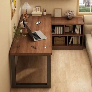 ㄱ자 책상 선반 컴퓨터 PC 수납 1200 본체선반 코너테이블 데스크 베이지화이트테이블