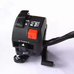 크루즈 컨트롤1개 방수 22MM 바이크 오토바이 전기 시동 스위치 (경적 방향 지시등 원거리/근거리 라이트