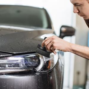 자동 세부 브러시 씰 커버가 휴대용 타이어 샤인 폴란드어 왁스 용 고밀도 소프트 디테일링