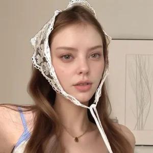 [룽스]손수건 헤어 위생모 머리 두건 스카프