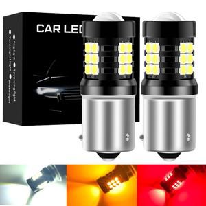 2pcs 1156 BA15S P21W Led 전구 BAY15D 램프 R5W R10W S25 21SMD 3030 칩 자동차 신호등