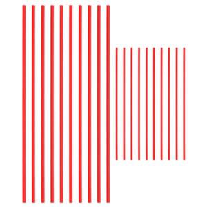 플라스틱 레드 익스텐션 보관용 스프레이 튜브 녹 제거제 액세서리 캔 빨대 20 개