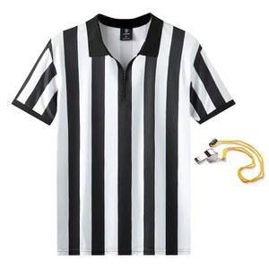 샤인스톤 심판 셔츠, 여성 및 남성용 의상 스포츠 크리스마스용 지퍼넥 유니폼