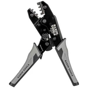 Klein Tools 3010CR MC4 태양열 래칫 크림퍼, 10-14 AWG 연선 구리 와이어 PV 커넥터용