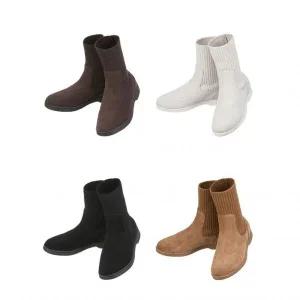 [한정수량]라그라치아 울 스웨이드 블랜디드 니트 부츠 LG009 815762