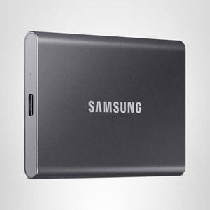 T7 포터블 SSD, 4TB 외장 솔리드 스테이트 드라이브, 최대 1,050MB/s 속도 향상, USB 3.2 2세대, 게임, 학생, 전문가를 위한 신뢰할 수 있는 스토리지, MU-PC4T0T /AM, 그레이
