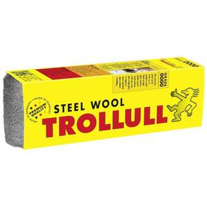 트롤룰 스틸 울 | 와이어 울 200g 초미세 000000은 왁스 처리된 목재, 구리, 황동, 매트 표면을 연마하고 유리를 청소합니다
