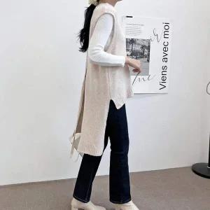 [골드스마일]신상 여성 오버핏 패딩 여자조끼코디 겨울 코디 정장