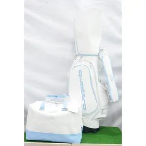 [하프클럽/기타]2024 NEW 여성 바퀴형 골프백 보스턴백 세트/화이트블루/예뻐