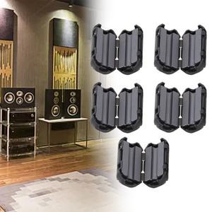 5피스 3.5/5/7mm 토로이달 코어 페라이트 비드 클립 초크 RFI 노이즈 필터 억제 링 배선 케이블 클램프 도