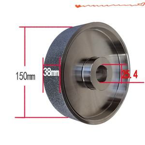 전기 도금 코팅 다이아몬드 그라인딩 샤프너 휠 액세서리 텅스텐 타일 유리용 디스크 직경 6 인치 두께 38m