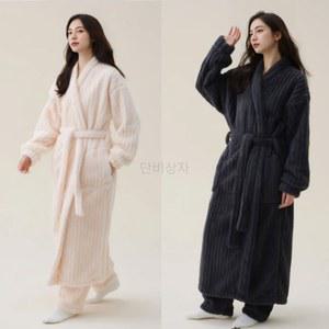 로브가운 골프 가운 극세사 나이트가운 수면 빅사이즈