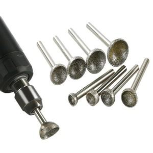 다이아몬드 그라인딩 헤드 구형 오목 거친 비트 돌 옥 조각 연마 도구