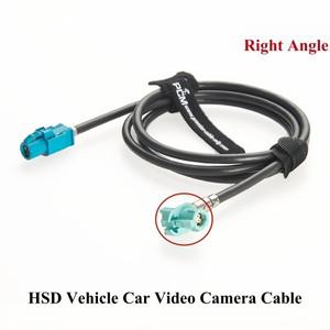 HSD 4 핀 Z 코드 스트레이트 암-O 직각 차량 비디오 카메라 케이블 D4K10A-1D5A5-Z-3HSD-UORJ-C44W0